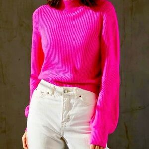 Autumn Cashmere Shaker Full Fashioned Cashmere Sweater